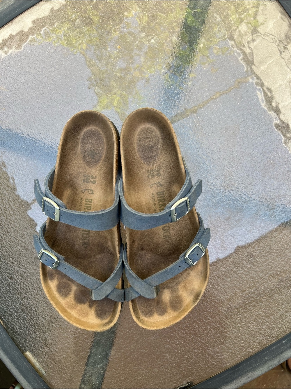Birkenstock Elemental Blue Mayari Vegan Sandals